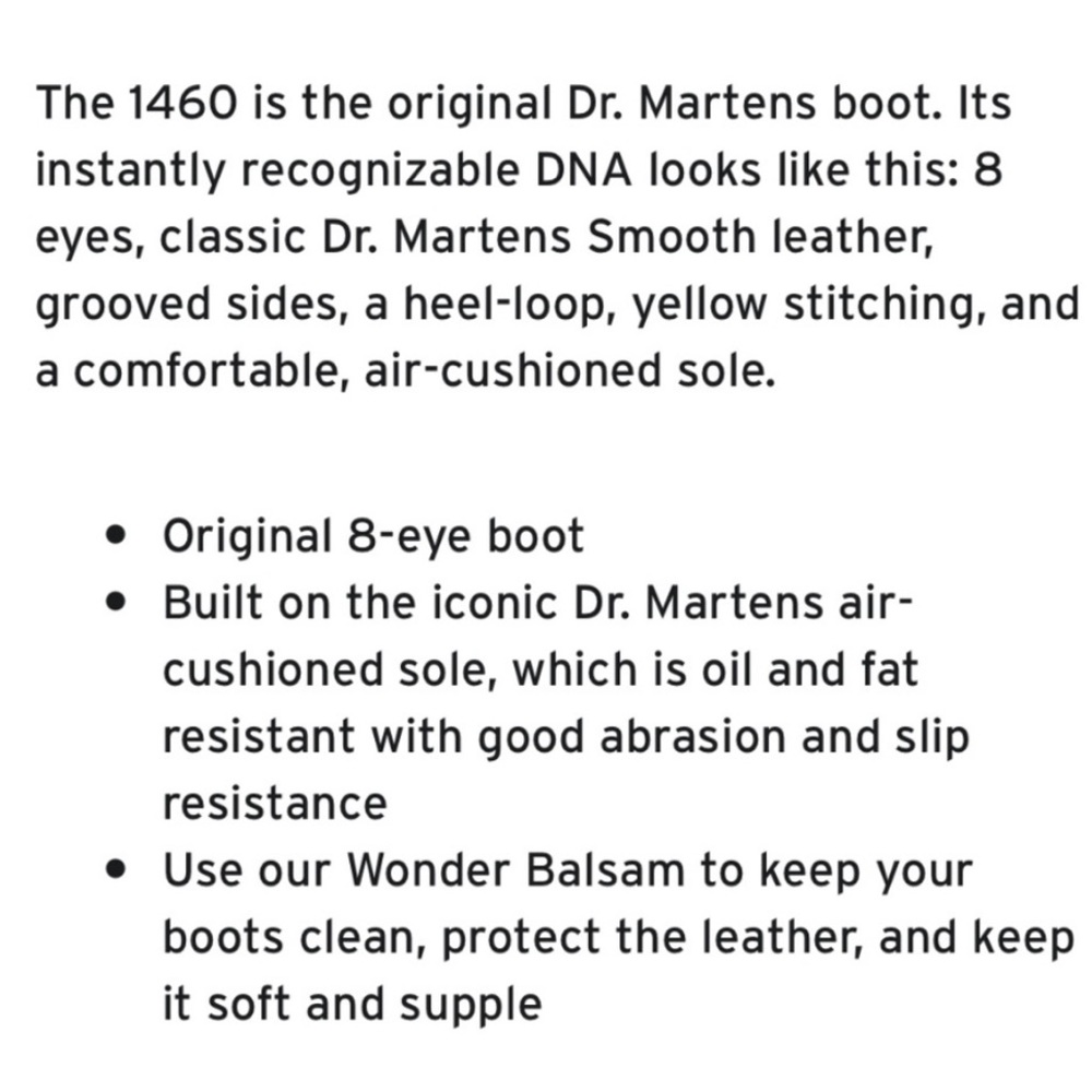 Dr. Martens 1460 Classic Combat Boots - Picture 7 of 8